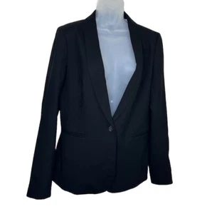 J. Chaqueta Blazer Crew Para Mujer Negra Parke 12 T Elastizada Mezcla de Lana Sirena de Oficina - Imagen 1 de 10