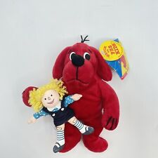 Scholastic Clifford Big Red Dog & Emily Sidekicks Plush Toy 9" 1997 With Tags