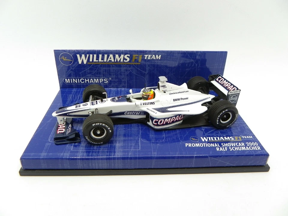 Williams Showcar Promozionale 2000 Ralf Schumacher #9 Minichamps 1/43 F1 - Immagine 1 di 1