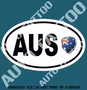 AUSTRALIA COUNTRY CODE DECAL STICKER CAR TRUCK RALLY EURO STYLE DECLS STICKERS - Bild 1 von 1