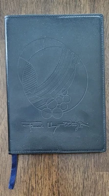 Frank Lloyd Wright Artwork Faux Leather Pomegranate Sketchbook Pocket Journal 01 - Image 1 of 4