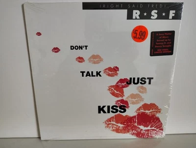 RIGHT SAID FRED - "DON'T TALK JUST KISS" / SEALED LIMITED RED VINYL w/ 6 MIXES! - Image 1 of 2