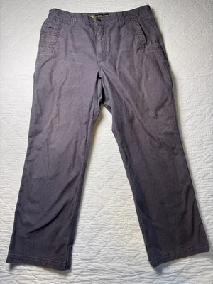 Mountain Khakis Womens Chino Pants Gray Hiking Outdoor Flat Front 36x30 - Image 1 of 4