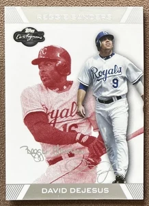 2007 Topps Co-Signers Red /299 David DeJesus/Reggie Sanders #79 Royals Numbered - Picture 1 of 3