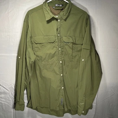 Camisa de Senderismo REI Co-op Para Hombre XL Ventilada Verde Manga Larga Exterior Trail Foto 1 de 4
