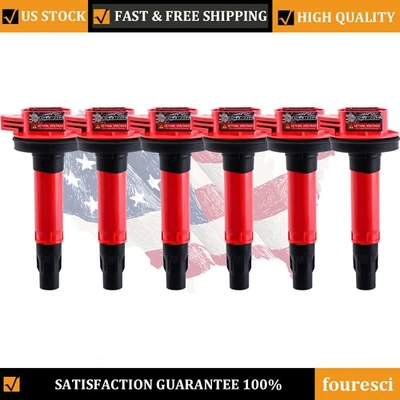 Paquetes de bobinas de encendido V6 de 3,7 L de alto rendimiento para Ford Mustang 2011-2017 UF553 Foto 1 de 4