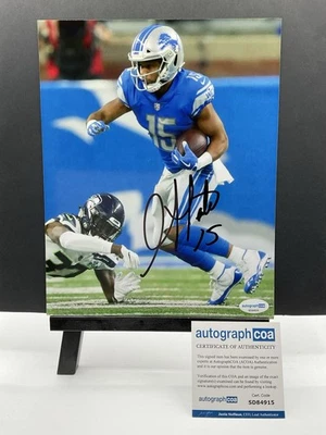 Golden Tate Signed Photo Detroit Lions signed photo NFL ACOA Notre Dame signed - Image 1 of 3