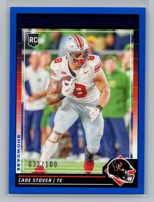 2024 Score Cade Stover Houston Texans Blue /100 Rookie #353 9615 - Image 1 of 2