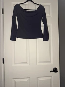 Suuksess Langarmshirt Xl Blau Schulterfrei - Bild 1 von 2