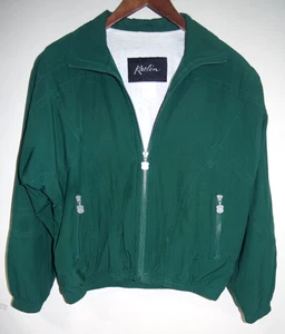 Q10 - Vintage Kaelin Jacket Womens S Green Windbreaker Outdoors Zip Jacket - Picture 1 of 9