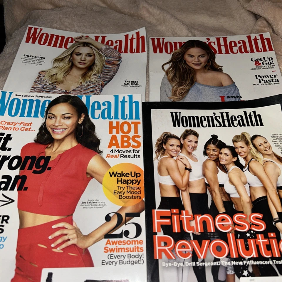 Womans Health Magazines Lot of 4 Mixed Issues 2018 Mar,June,Oct, Nov Foto 1 de 4