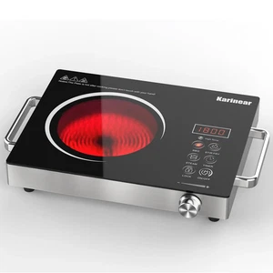 Tragbares Keramikkochfeld – 1 Zone, 2000W, Timer, Sicherheitsfunktion, Griff - Bild 1 von 6