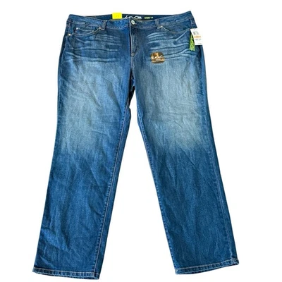 INC International Concepts Plus Size Straight Leg Denim Jeans Blue 24W NEW-TAGS - Image 1 of 4