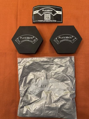 Placa de peso adicional magnética PlateMate | Placas de peso fraccionarias - hexagonal de 2,5 lb Foto 1 de 4