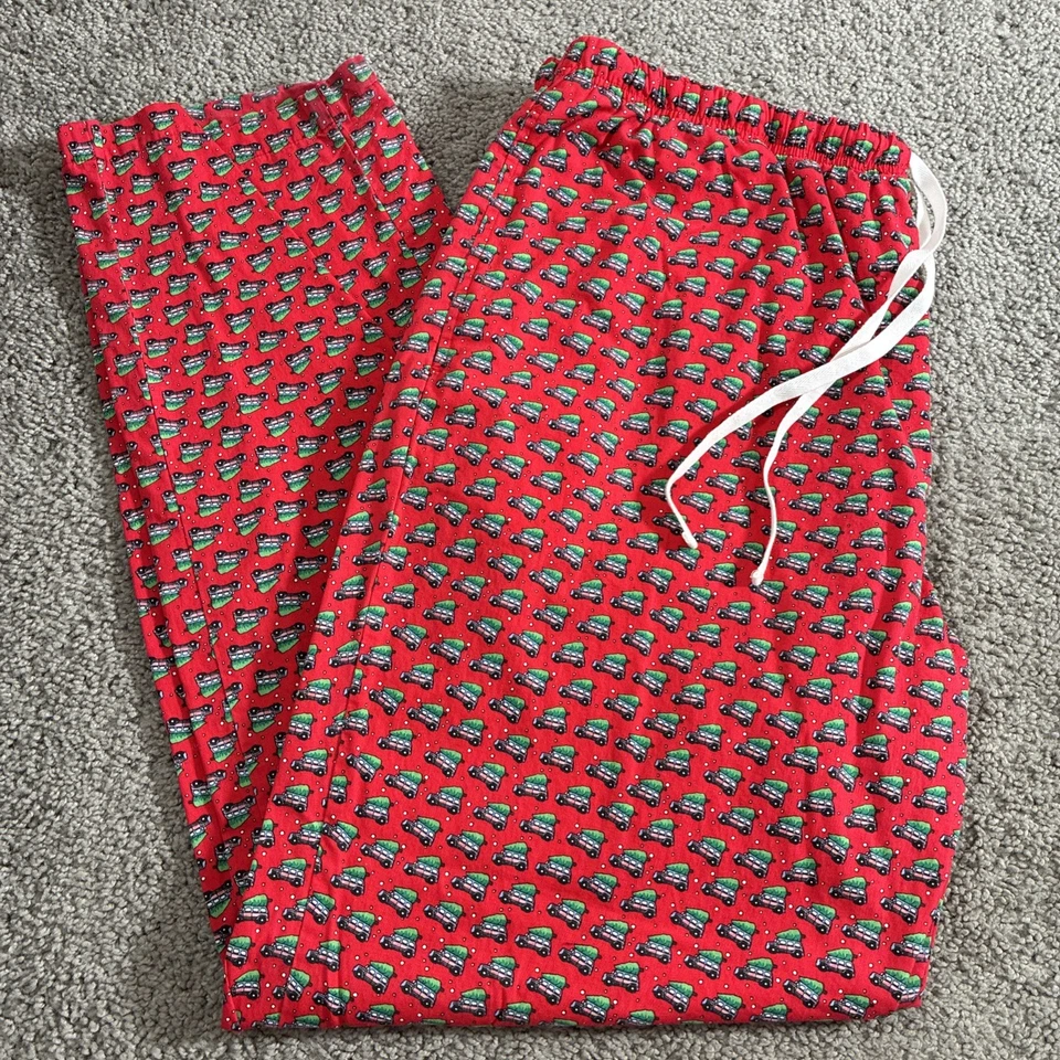 Vineyard Vines Árbol de Navidad Coche Pijama Salón Pantalones Hombre’s XL USADO EN EXCELENTE ESTADO Foto 1 de 4