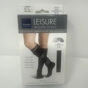 Sigvaris Herren Freizeit Hosensocken - 8-15 mmHg, schwarz, Größe B, 9-11 - Bild 1 von 4