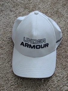 Under Armour Golf Hat Jordan Spieth Stretch Fit- White, Men's M/L - Picture 1 of 7