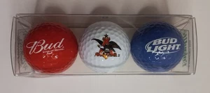 Vintage Anheuser-Busch Golf Ball 3 pack - Special Occasion Golf Balls - NEW - Picture 1 of 3