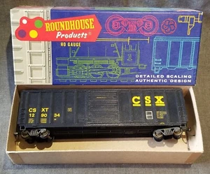 MDC Roundhouse 1900 CSX Transportation 50' Outside Braced Boxcar CSXT 129034 KDs - Picture 1 of 11