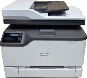 Ricoh M C240FW Multifunktionsfarblaser gebraucht, OHNE TONER, erst 1.000 Seiten - Bild 1 von 2
