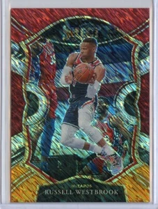 Select Prizms 2020-21 rojo blanco naranja brillo #39 Russell Westbrook - Imagen 1 de 1
