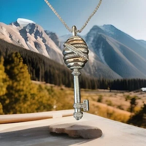Brighton NEPTUNE'S RINGS KEY Long Necklace 32"-36" List $98 NWT JM2182 - Picture 1 of 3