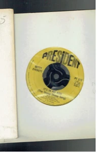 BETTY EVERETT IT'S IN HIS KISS(THE SHOOP-SHOOP SONG)1968 7 INCH VINYL SINGLE - Picture 1 of 1