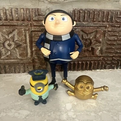 Minions Lot Rise Of The Gru Movie GRU Action Figures McDonald’s 2019 Foto 1 de 4