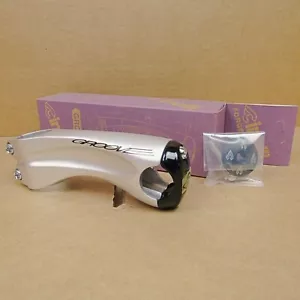 New-Old-Stock Cinelli Groove Stem...Silver w/Black Clamp (110 mm x 26.0 mm) - Picture 1 of 10