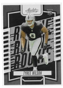 2023 Panini Absolute Football Tyree Wilson #105 RC Raiders NFL Rookie Silver - Bild 1 von 2