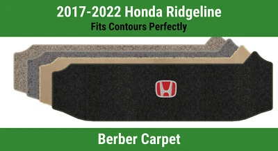 Alfombrilla de maletero pequeña Lloyd Berber para Honda Ridgeline '17-22 con Honda H rojo sobre negro Foto 1 de 4