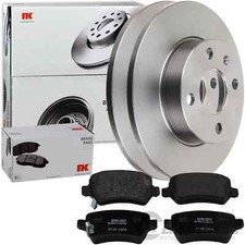 NK BRAKE DISCS 264 mm rear coverings suitable for Opel Meriva a combo box tour