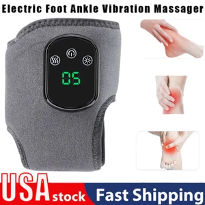 Cordless Ankle Heating Pad with Ankle Massager for Pain Relief Heated Ankle Wrap - Picture 1 of 14
