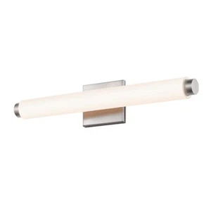 Sonneman Tubo Slim 18" LED Bath Bar, Satin Nickel and White - 2430-13-DT - Picture 1 of 1