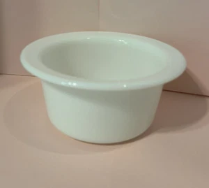 Contenedor tina mantequilla cebolla vidrio leche blanco Pyrex vintage - Imagen 1 de 4