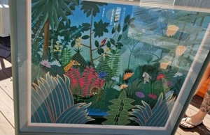 Beautiful David Utz Serigraph "The Enchanted Jungle " - Picture 1 of 9