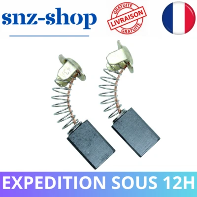 2x Charbons Balais Brosses Pour Moteur électrique 7 x 11 x 17 mm Universel - Immagine 1 di 4