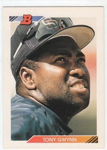 TONY GWYNN 1992 Bowman card #50 San Diego Padres NR MT