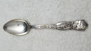 VINTAGE ALASKA A-1 SILVERPLATE GOLD MINER SOUVENIR SPOON - Picture 1 of 7