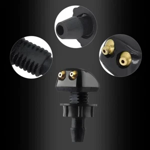 COPPIA UGELLI GETTI TERGICRISTALLI PARABREZZA Peugeot 206 207 208 307 308 407 - Foto 1 di 8