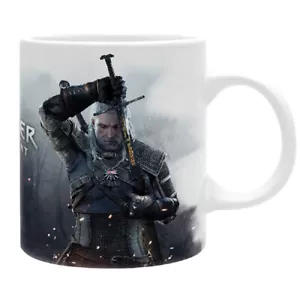 Witcher - taza Geralt von Riva - taza de café Wild Hunt logotipo taza - caja de regalo - Imagen 1 de 3