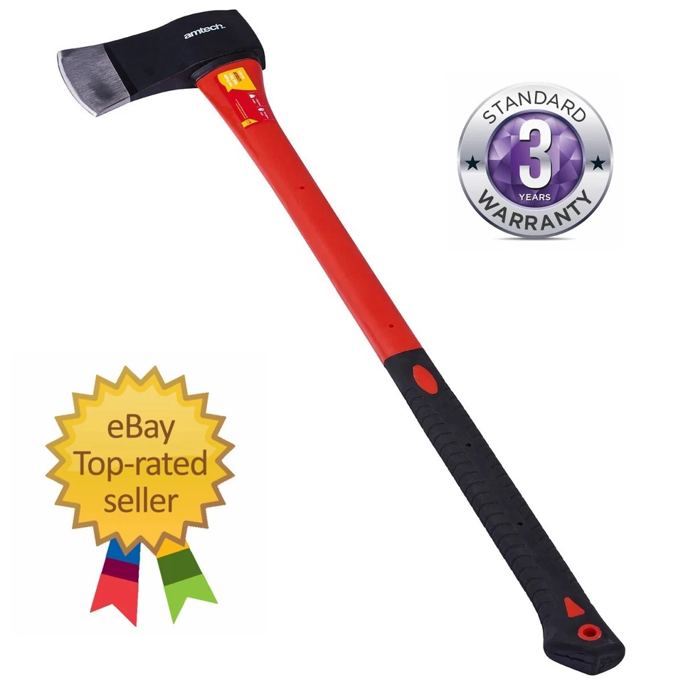 64oz 1.8KG 4LB FIBREGLASS FELLING AXE HATCHET WOOD LOG SPLITER CHOPPER XL LARGE - Image 1 of 1