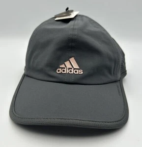 Adidas Women Superlite II Hat Cap Dark Grey Reflective UPF 50 Adjustable 5153119 - Picture 1 of 6