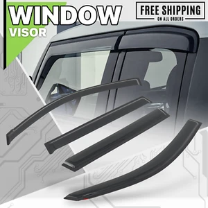 Smoke Window Visor Shade Deflector Vent Wind Rain Sun fit 2006-2012 Toyota Rav4 - Picture 1 of 6