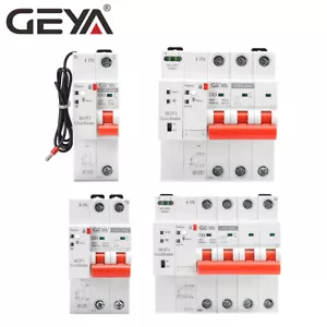 Interruttore di chiusura interruttore GEYA TUYA 15 funzioni WIFI Smart MCB 1-4P 80A - Foto 1 di 14