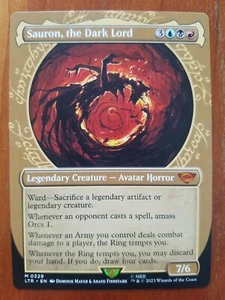 Sauron, the Dark Lord LTR 329 Mythic Showcase LOTR: Tales of Middle Earth NM MTG - Picture 1 of 1