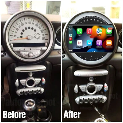 9" Carplay For BMW Mini Cooper R56 2007-2014 Radio Android 13 GPS Navi Player - Image 1 of 4