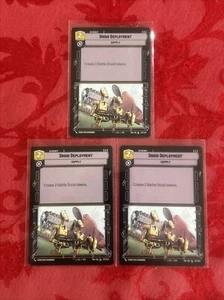 3x Star Wars Unlimited - Droid Deployment - Twilight of the Republic - x3 - Picture 1 of 5