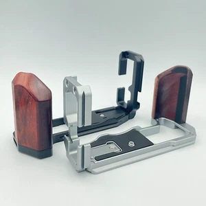 Wood Camera Handle Grip Quick Release Bracket For Fujifilm X-T5 Fuji XT5 Camera - Picture 1 of 15