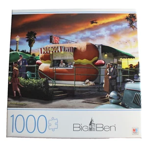 1000 Piece Jigsaw Puzzle - Hot Diggity Dog - Big Ben 6056424 - Picture 1 of 5